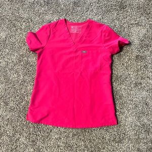 Womens figs shocking pink